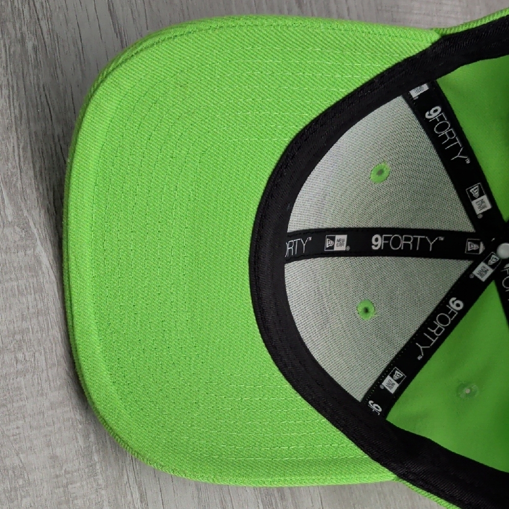 New Era Lime Green Cap with Logo - Picture 8 of 8